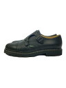 【中古】Paraboot◆WILLIAM/MARCHE 2 SOLE Lis.NOIRE/ウィリアム/US7.5/BLK/レザー【シューズ】