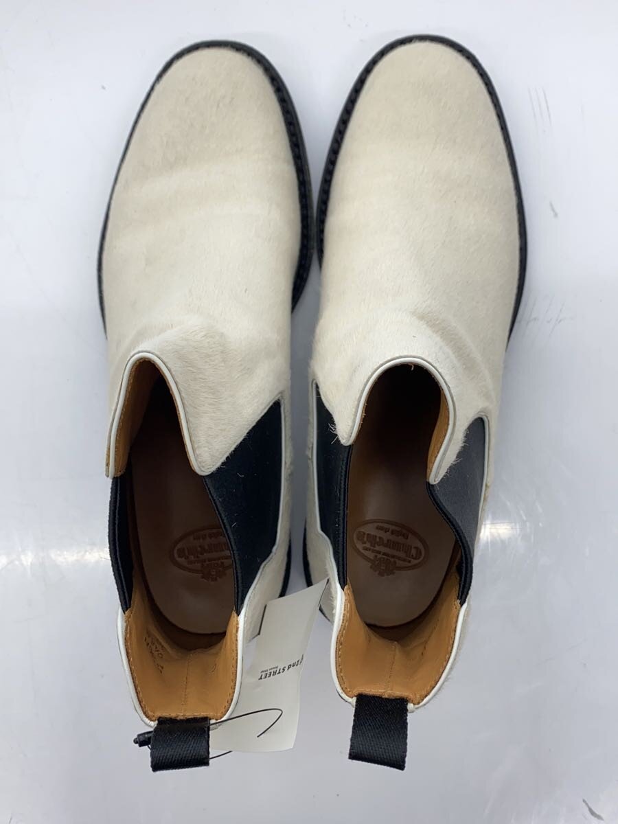 2nd STREET 楽天市場店の【中古】Church’s◆サイドゴアブーツ/38/WHT/ハラコ/NIRA【シューズ】｜アングル3