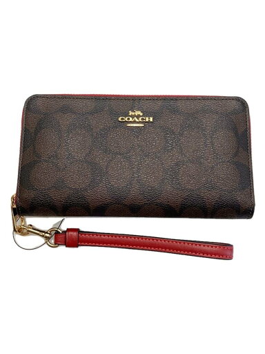 【中古】COACH◆長財布/PVC/BRW/総柄/レディース/C4452【服飾雑貨他】 【中古】COACH◆長財布/PVC/BRW/総柄/レディース/C4452【服飾雑貨他】