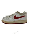 【中古】NIKE◆復刻/AIR FORCE 1 07/エアフォース1 07/ホワイト/レッド/315122-163/27cm/WHT//【シューズ】(4)