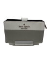 【中古】kate spade new york◆2つ折り財布/牛革/GRY/無地/レディース/WLR00124【服飾雑貨他】