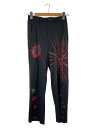 【中古】ISSEY MIYAKE◆ボトム/M/ウール/BLK/総柄/IM73-FF015【レディースウェア】