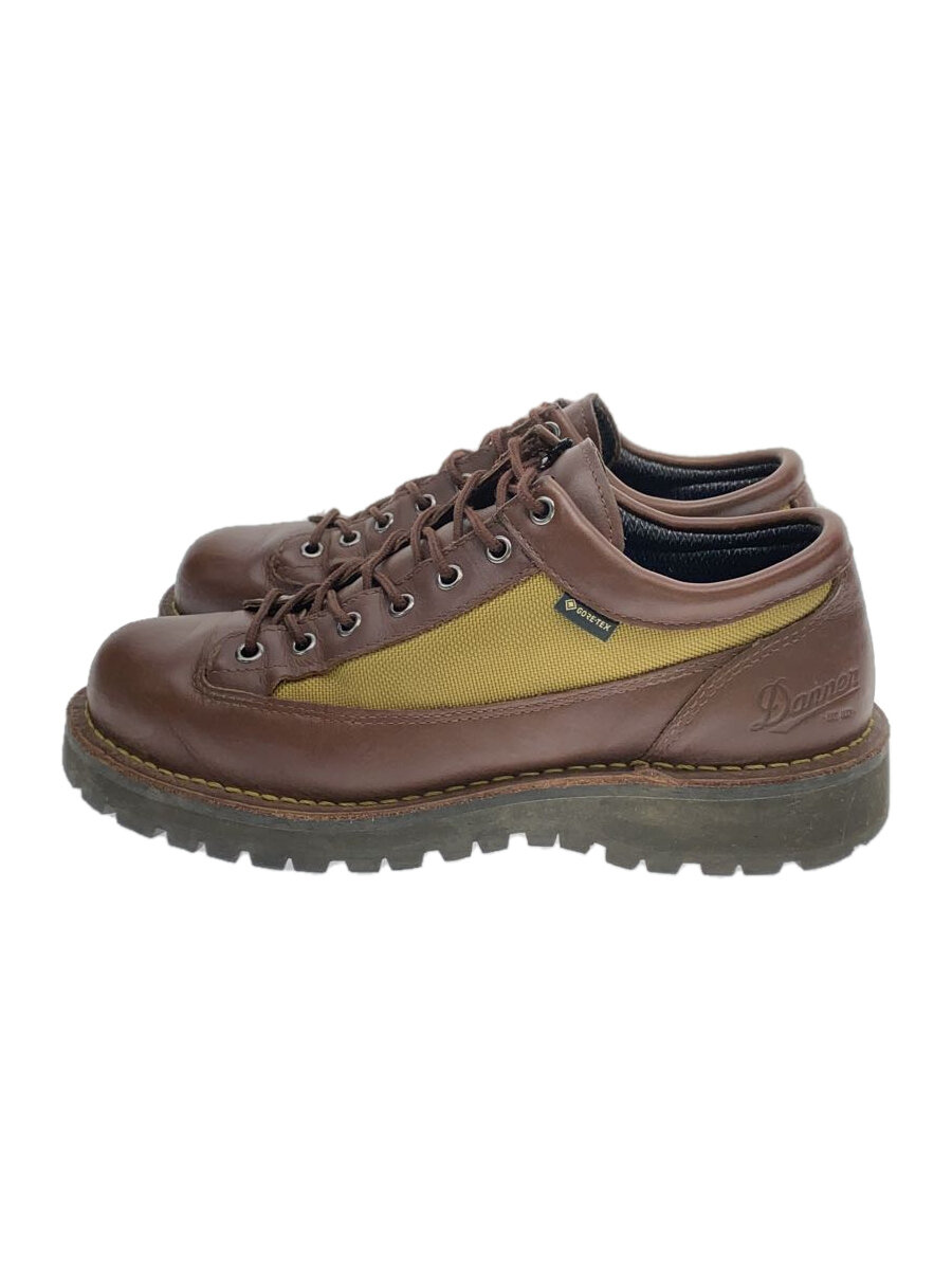 【中古】Danner◆FIELD LOW/25.5cm/BRW/d121008/レザー【シューズ】