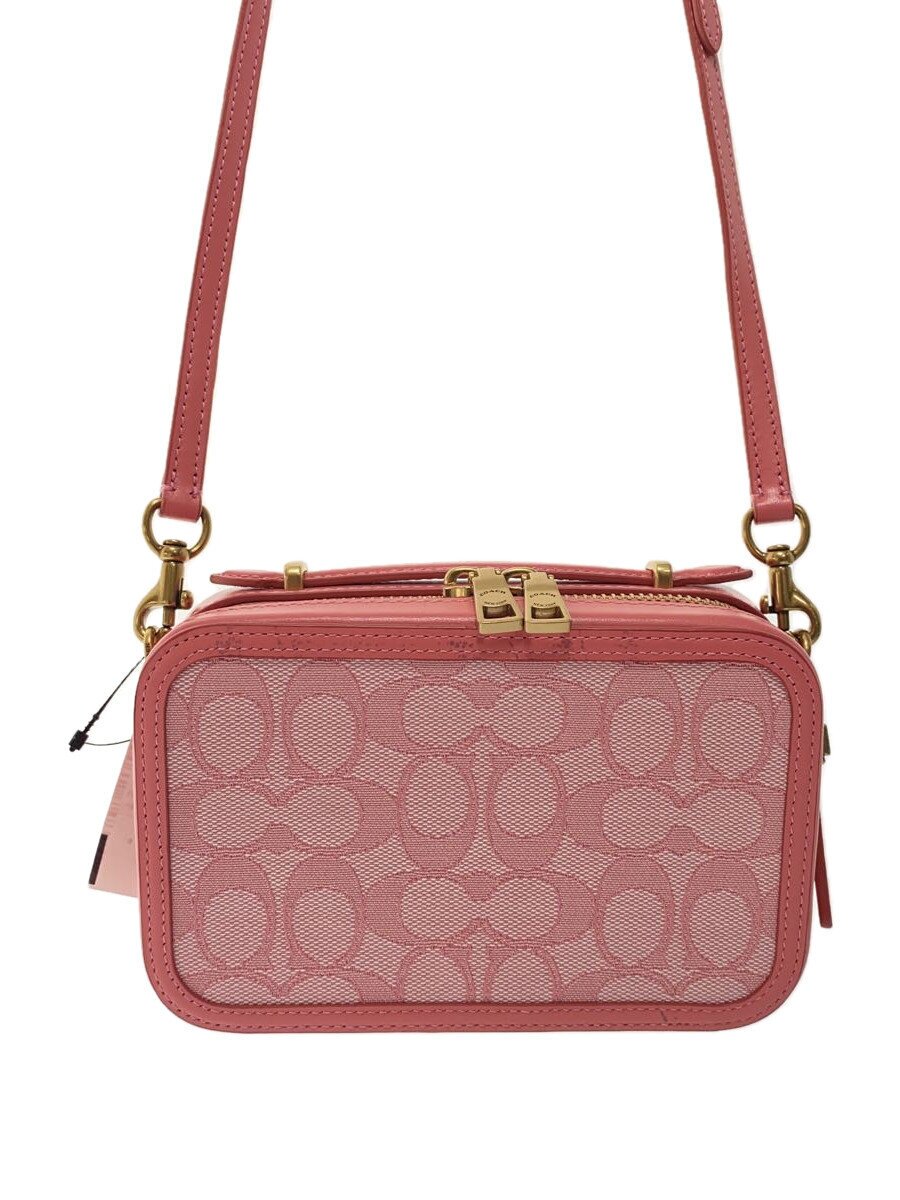 【中古】COACH◆ショルダーバッグ/--/PNK/C3937【バッグ】