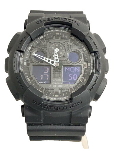【中古】CASIO◆クォーツ腕時計・G-SHOCK/デジアナ/ラバー/BLK/BLK【服飾雑貨他】 【中古】CASIO◆クォーツ腕時計・G-SHOCK/デジアナ/ラバー/BLK/BLK【服飾雑貨他】