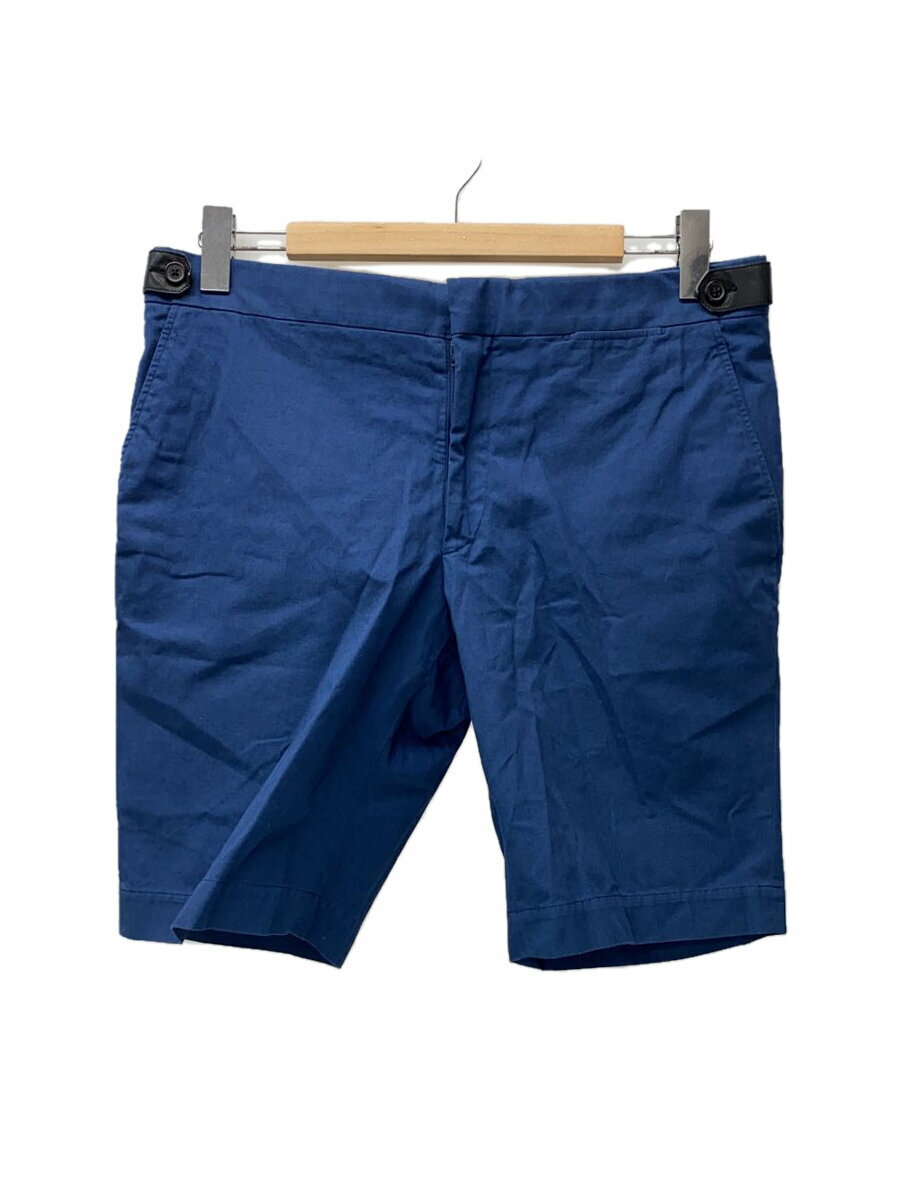 【中古】HERMES◆ショートパンツ/--/コットン/BLU【メンズウェア】