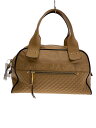 【中古】MARC JACOBS◆ボストンバッグ/レザー/BEG//【バッグ】
