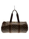 【中古】LOUIS VUITTON◆スポーティ・ボブール_モノグラム・キャンバス_BRW/PVC/BRW【バッグ】