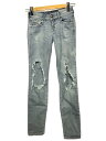 【中古】DIESEL◆スキニーパンツ/--/デニム/BLU/W24/L30/francy//【レディースウェア】
