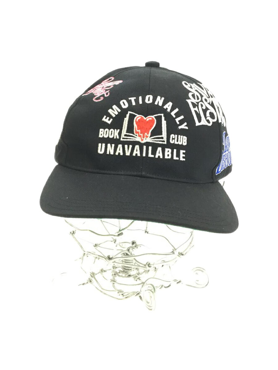 【中古】Emotionally Unavailable/キャップ/S/コットン/BLK/メンズ/EU-S22-0000-05【服飾雑貨他】