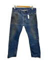 【中古】Levi’s◆メキシコ製/ボトム/35/コットン/IDG/無地【メンズウェア】(4)