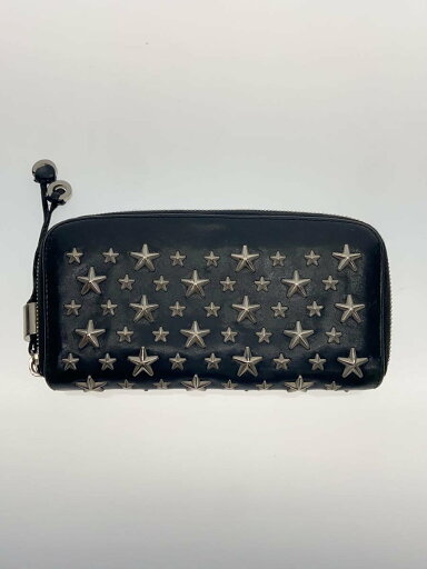 【中古】JIMMY CHOO◆長財布/レザー/BLK/レディース【服飾雑貨他】 【中古】JIMMY CHOO◆長財布/レザー/BLK/レディース【服飾雑貨他】