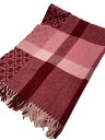 【中古】GHERARDINI◆ストール/カシミア/RED/レディース【服飾雑貨他】