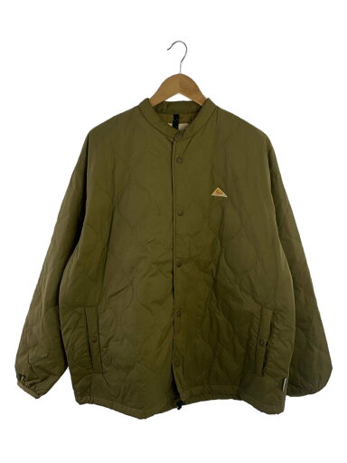 【中古】KELTY◆キルティングジャケット/XL/ナイロン/KHK/無地/FW-FW22-004【メンズウェア】 【中古】KELTY◆キルティングジャケット/XL/ナイロン/KHK/無地/FW-FW22-004【メンズウェア】