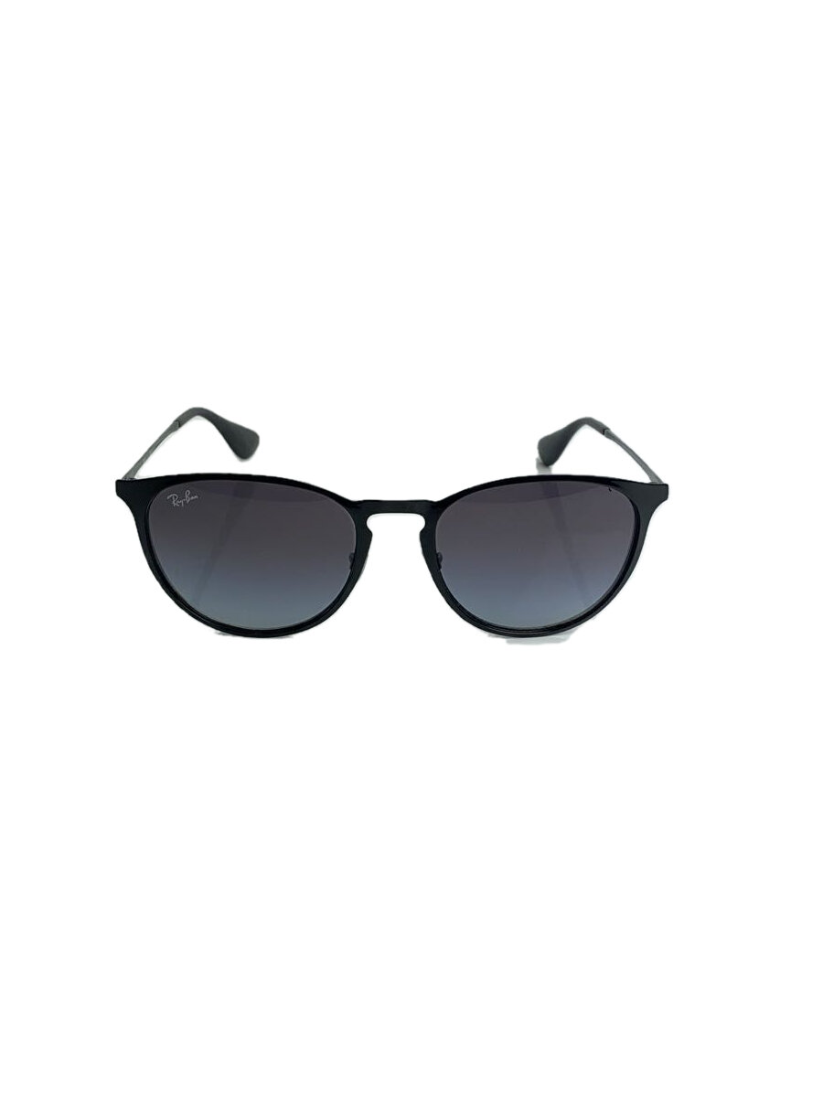 【中古】Ray-Ban◆サングラス/ウェリントン/プラスチック/BLK/GRY/メンズ/RB3539//【服飾雑貨他】