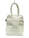 【中古】Ense◆ハンドバッグ/レザー/WHT【バッグ】(4)