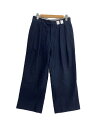 【中古】NEAT◆ボトム/46/コットン/NVY/シルク混【メンズウェア】