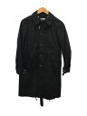 【中古】Engineered Garments◆ステンカラーコート/1/ポリエステル/BLK/無地/毛羽立ち、スレ有【メンズウェア】(4)