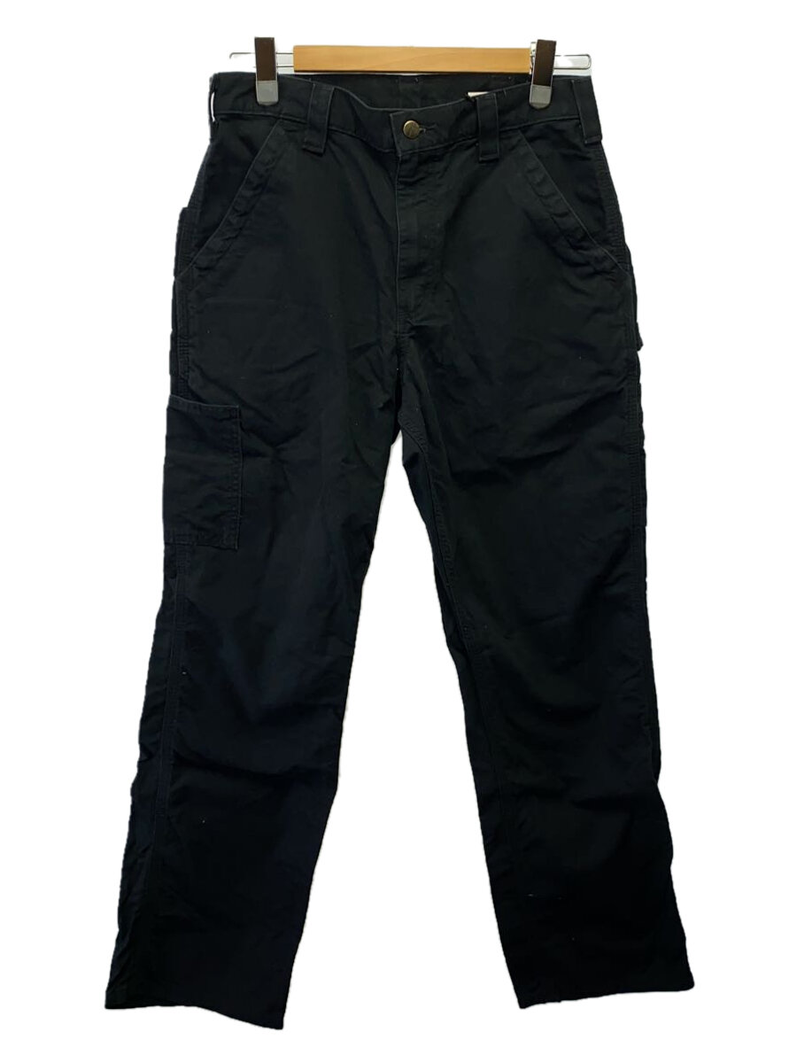 【中古】Carhartt◆ボトム/32/コットン/BLK/無地/100115【メンズウェア】