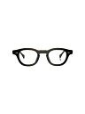 【中古】JULIUS TART OPTICAL ENTERPRISE◆メガネ/ウェリントン/プラスチック/BLK/CLR/メンズ/PL-101Z【服飾雑貨他】