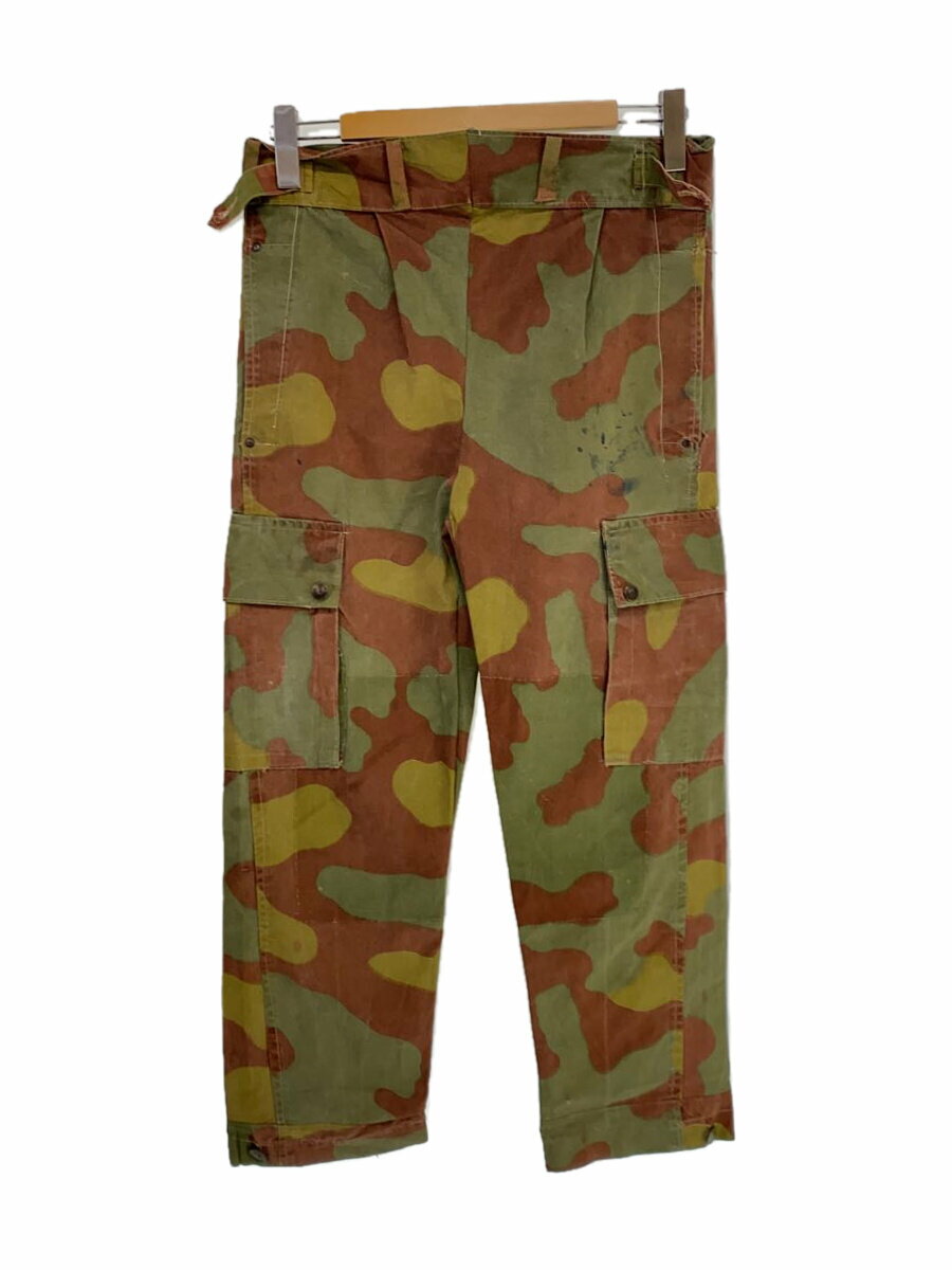 【中古】MILITARY◆ボトム/--/--/カーキ/カモフラ【メンズウェア】
