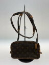 【中古】LOUIS VUITTON◆ポシェット・マルリー・バンドリエール_モノグラム・キャンバス_BRW/PVC/BRW【バッグ】