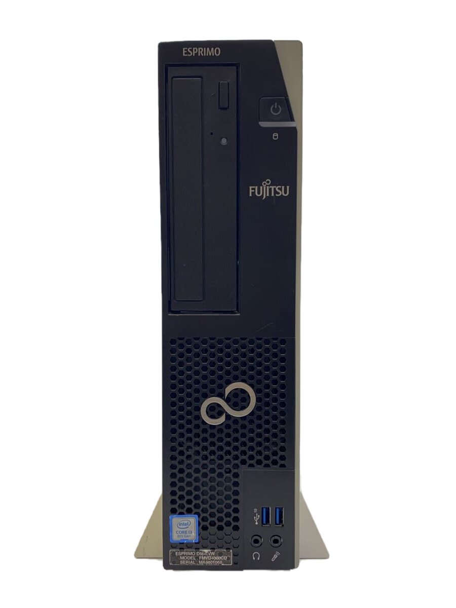 【中古】FUJITSU◆デスクトップPC/Corei3第8/8GB/SSD256GB/FMVD4000CD【パソコン】