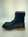 【中古】Timberland◆レースアップブーツ/24.5cm/BLK/スウェード【シューズ】