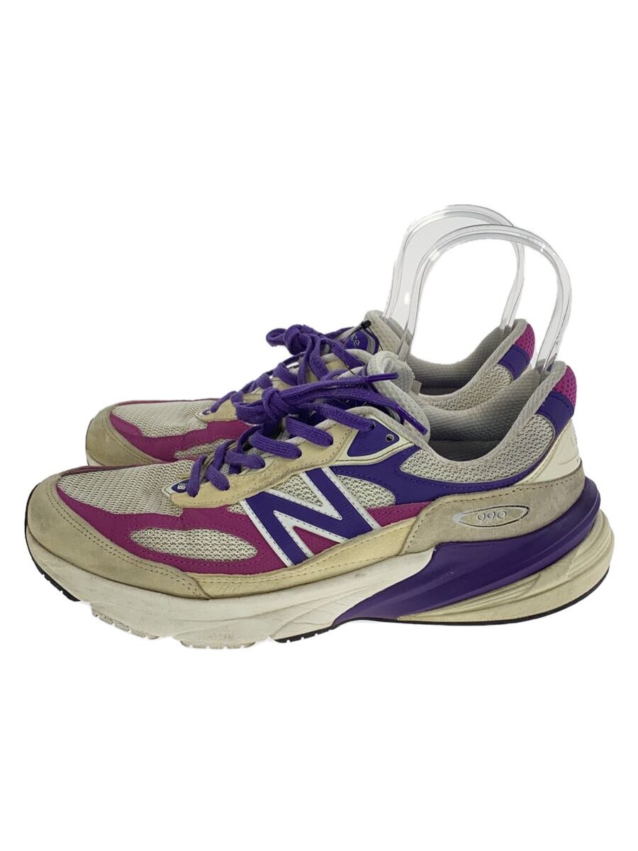 【中古】NEW BALANCE◆U990/ホワイト/27.5cm/WHT【シューズ】