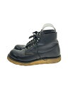 【中古】RED WING◆レースアップブーツ 6インチクラシックプレーントゥ/US7.5/BLK/レザー【シューズ】