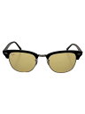 【中古】Ray-Ban◆サングラス/ウェリントン/プラスチック/YLW...(4)