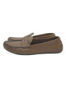 【中古】Clarks◆ローファー/27.5cm/BRW/レザー/261238247105【シューズ】(4)