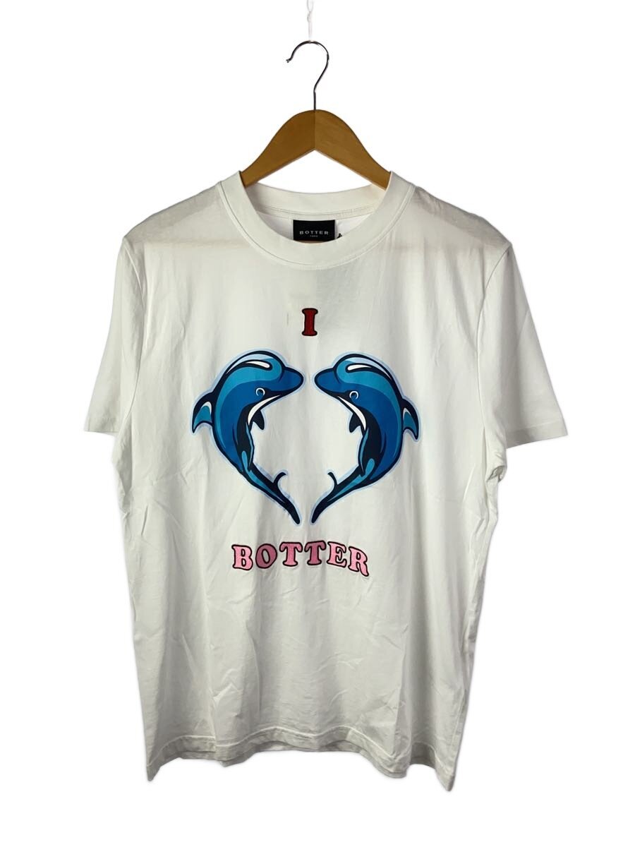 BOTTER◆イルカ/Tシャツ/M/コットン/WHT