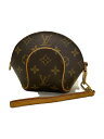 【中古】LOUIS VUITTON◆ミニ・エリプス_モノグラム・キャンバス_BRW/PVC/BRW//【バッグ】