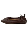 【中古】COLE HAAN◆フラットパンプス/US7.5/BRD/羊革【シューズ】(4)