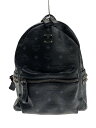 【中古】MCM◆リュック/--/BLK/総柄/MMK3AVE37BK001【バッグ】