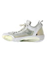 【中古】NIKE◆AIR JORDAN XXXIV LOW PF/27.5cm/WHT【シューズ】