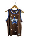 【中古】HUF◆All Star Basketball Jersey/タンクトップ/S/ポリエステル/ブラック【メンズウェア】
