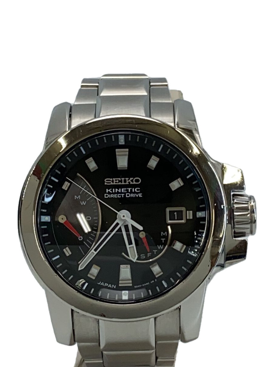 【中古】SEIKO◆クォーツ腕時計/アナログ/ステンレス/BLK/SLV/SAGG007【服飾雑貨他 ...