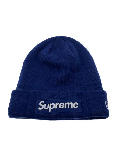 【中古】Supreme◆21AW/New Era Box Logo Beanie/ニットキャップ/FREE/アクリル/NVY/メンズ【服飾雑貨他】 【中古】Supreme◆21AW/New Era Box Logo Beanie/ニットキャップ/FREE/アクリル/NVY/メンズ【服飾雑貨他】