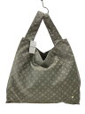 【中古】russet◆トートバッグ/ナイロン/GRY/総柄【バッグ】