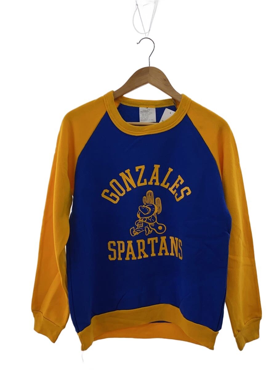 Rakuten - 【中古】GONZALES SPARTAN/USA製/3段プリント/スウェット/38/ポリエステル/YLW【メンズウェア】