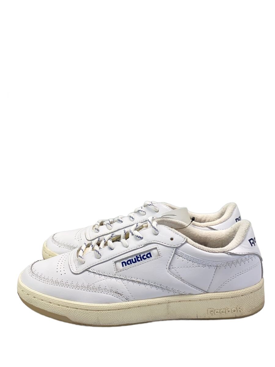 Reebok◆2025/CLUB C 85 VINTAGE NAUTICA/27.5cm/WHT/レザー/RB00071