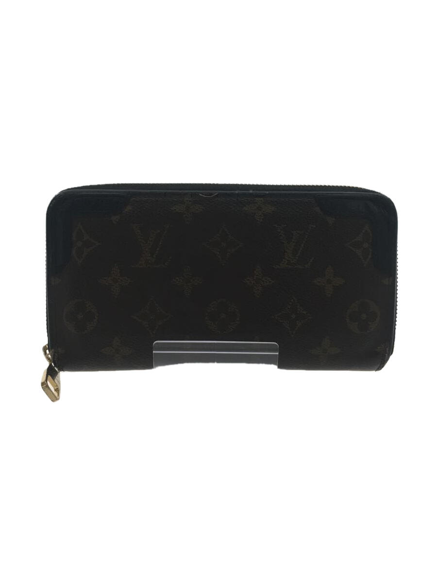 【中古】LOUIS VUITTON◆ジッピー・ウォレット_モノグラム_BRW/PVC/BRW/メンズ/M61855【服飾雑貨他】