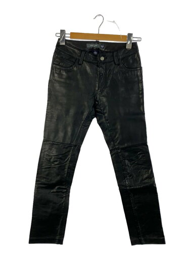 【中古】GAP◆ストレートパンツ/1/レザー/BLK/無地//【メンズウェア】 【中古】GAP◆ストレートパンツ/1/レザー/BLK/無地//【メンズウェア】