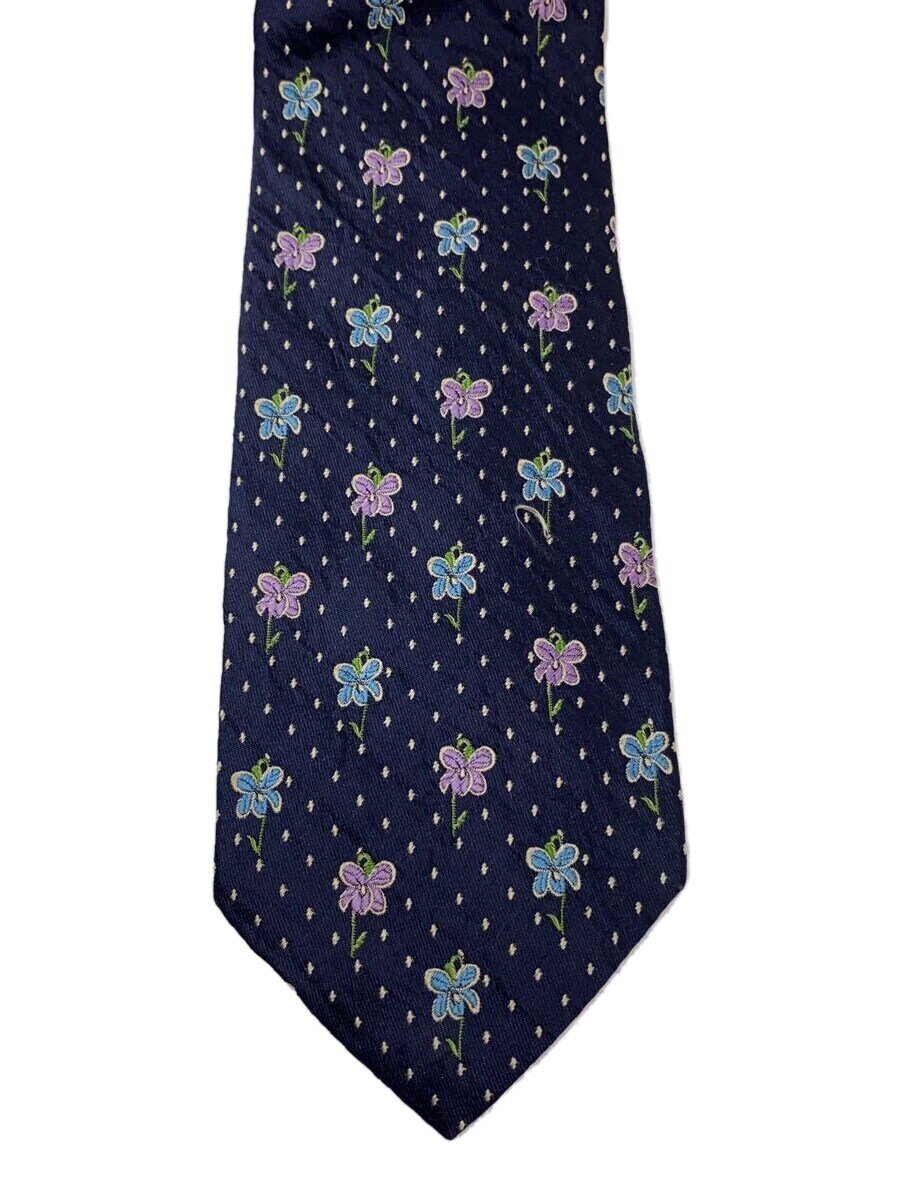 【中古】KENZO◆ネクタイ/シルク/NVY/
