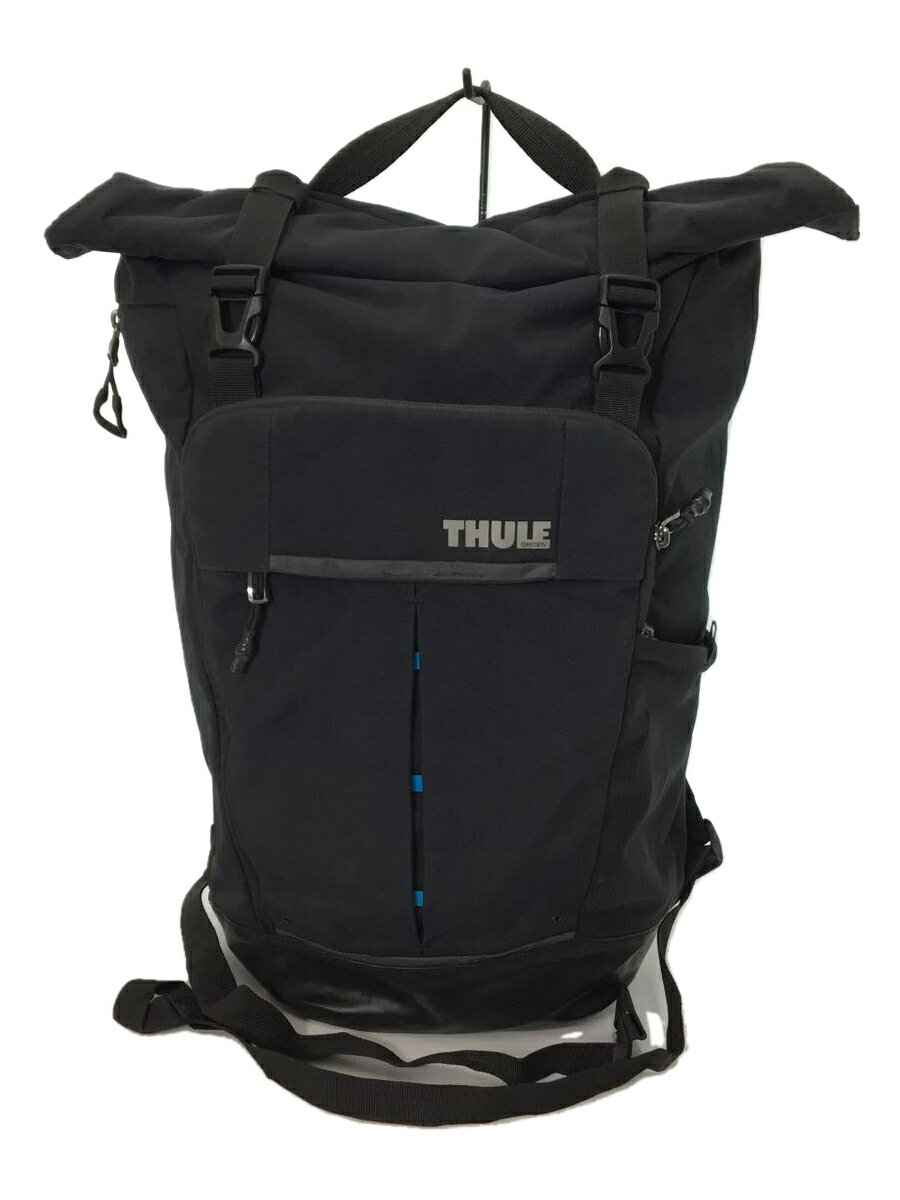 【中古】THULE◆リュック/ポリエステル/BLK/無地【バッグ】