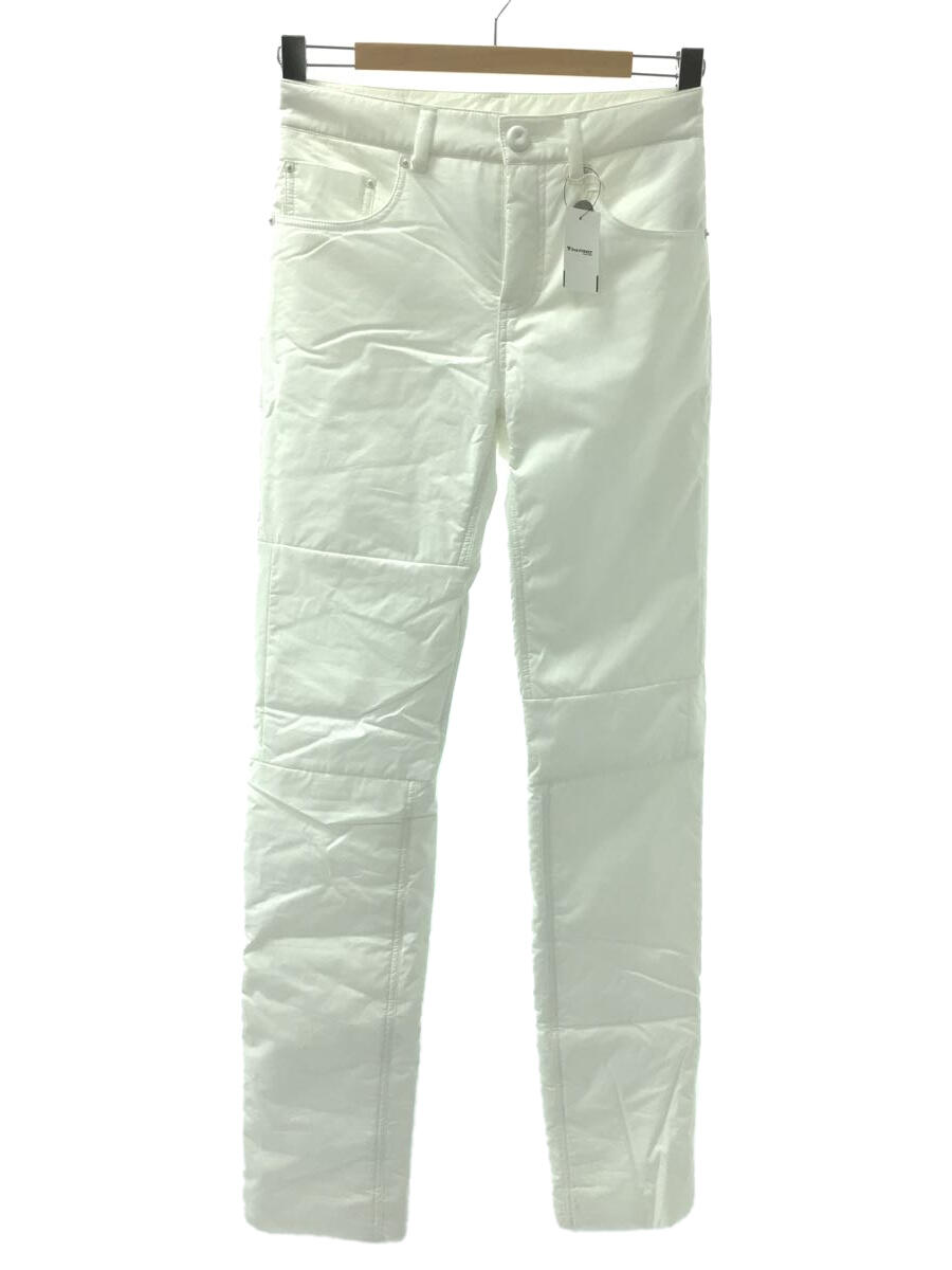 【中古】MM6◆White Padded Pants/ボトム/36/レディース/WHT/無地/S62LB0016【メンズウェア】