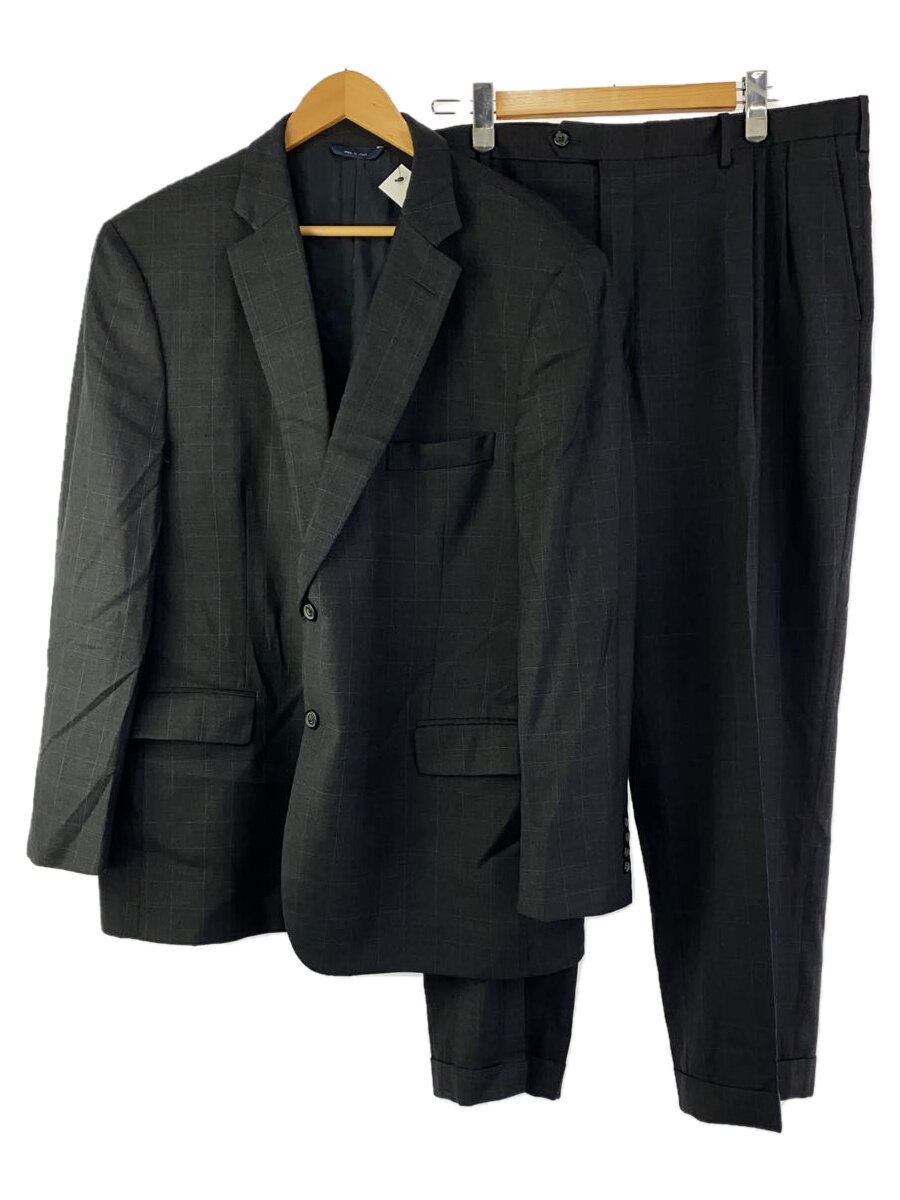 【中古】BROOKS BROTHERS◆スーツ/48/ウール/BLK/チェック/10036220r/セットアップ【メンズウェア】