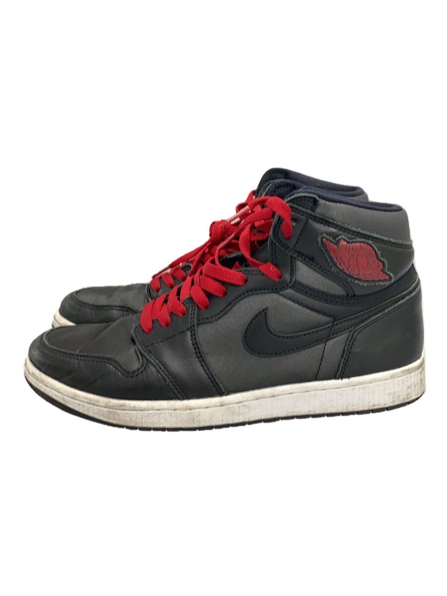 NIKE◆AIR JORDAN 1 RETRO HIGH OG/エアジョーダン1 レトロ/ブラック/555088-060/2